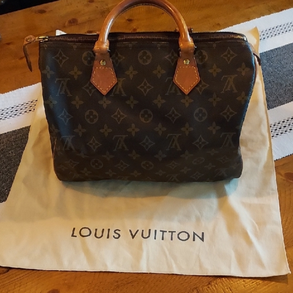 Louis Vuitton Monogram Handbag Speedy 30